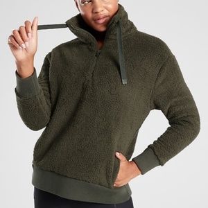 Talus Sherpa Half Zip- Athleta
